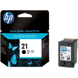 Hp Ink Cartridge C9351AE, 21, Black